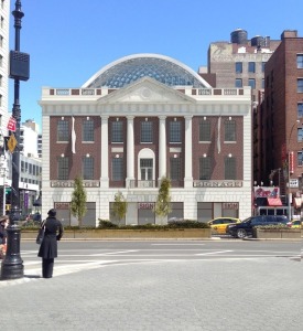 Proposed Rendering of Tammany Hall Addition. Image Credit: LPC